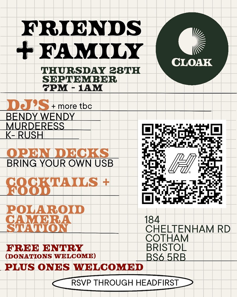 Cloak: Friends + Family Opening at Cloak