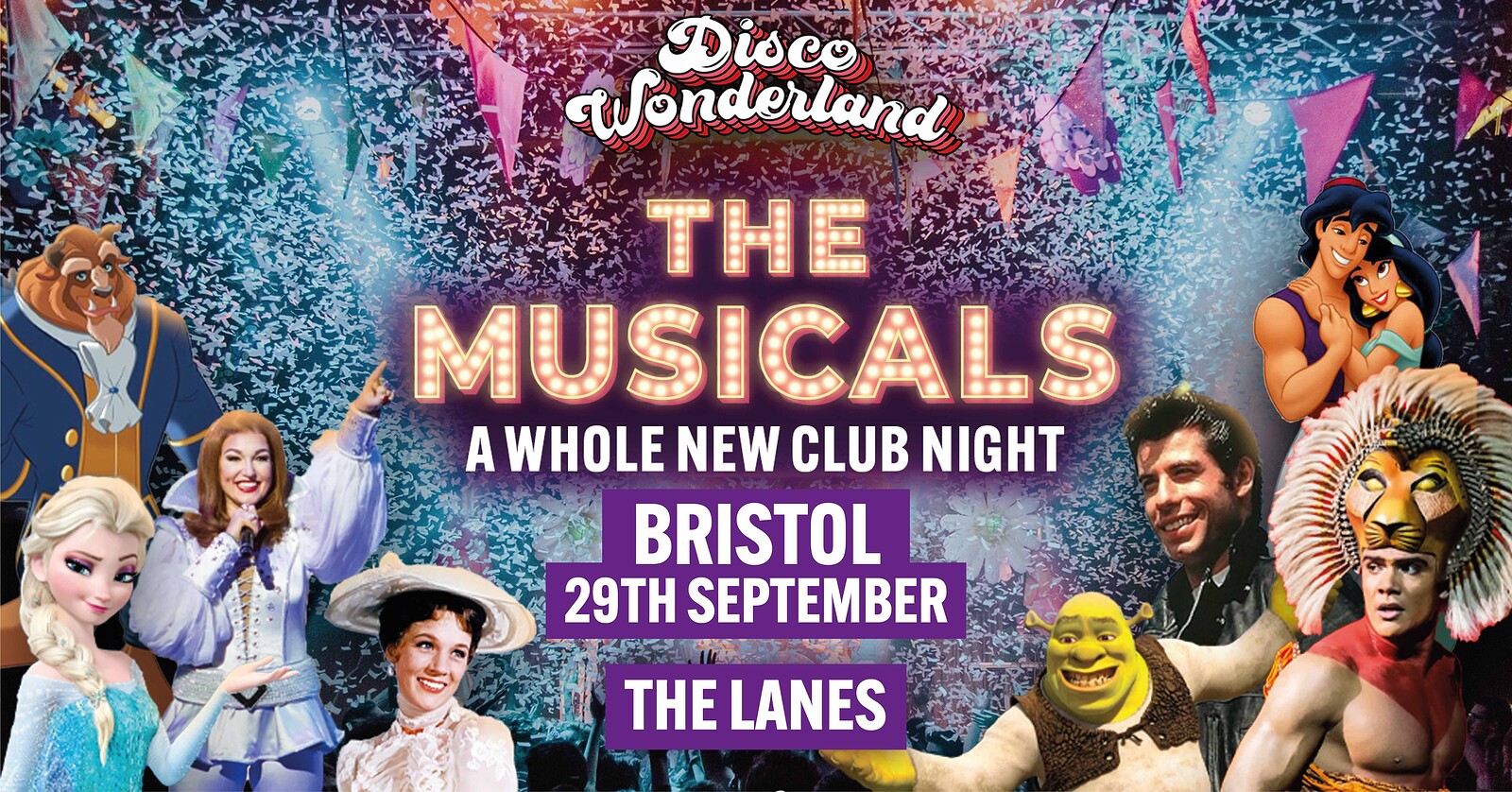 Disco Wonderland: The Musicals Bristol at The Lanes