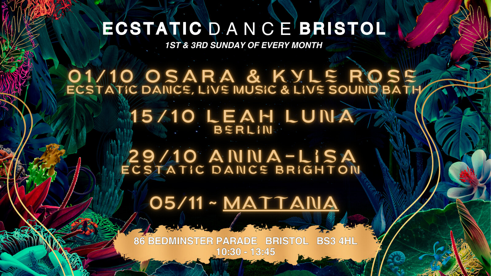 Ecstatic Dance w/ Music & Sound Bath at Simpleweb, 86 Bedminster Parade, BS3 4HL