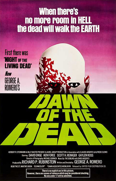 Grindhouse Cinema Club: Dawn Of The Dead at Sidney & Eden