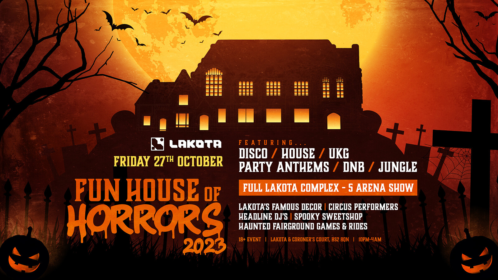 Fun House of Horrors 2023 at Lakota