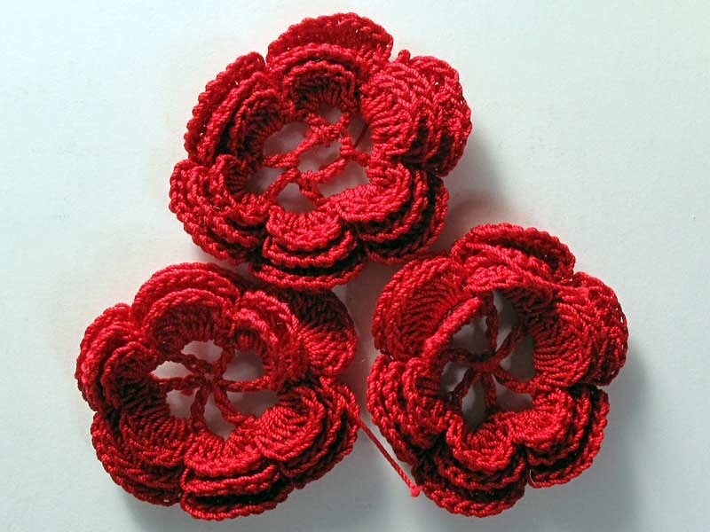 Knit / Crochet Flowers and Leaves at Bristol Folk House