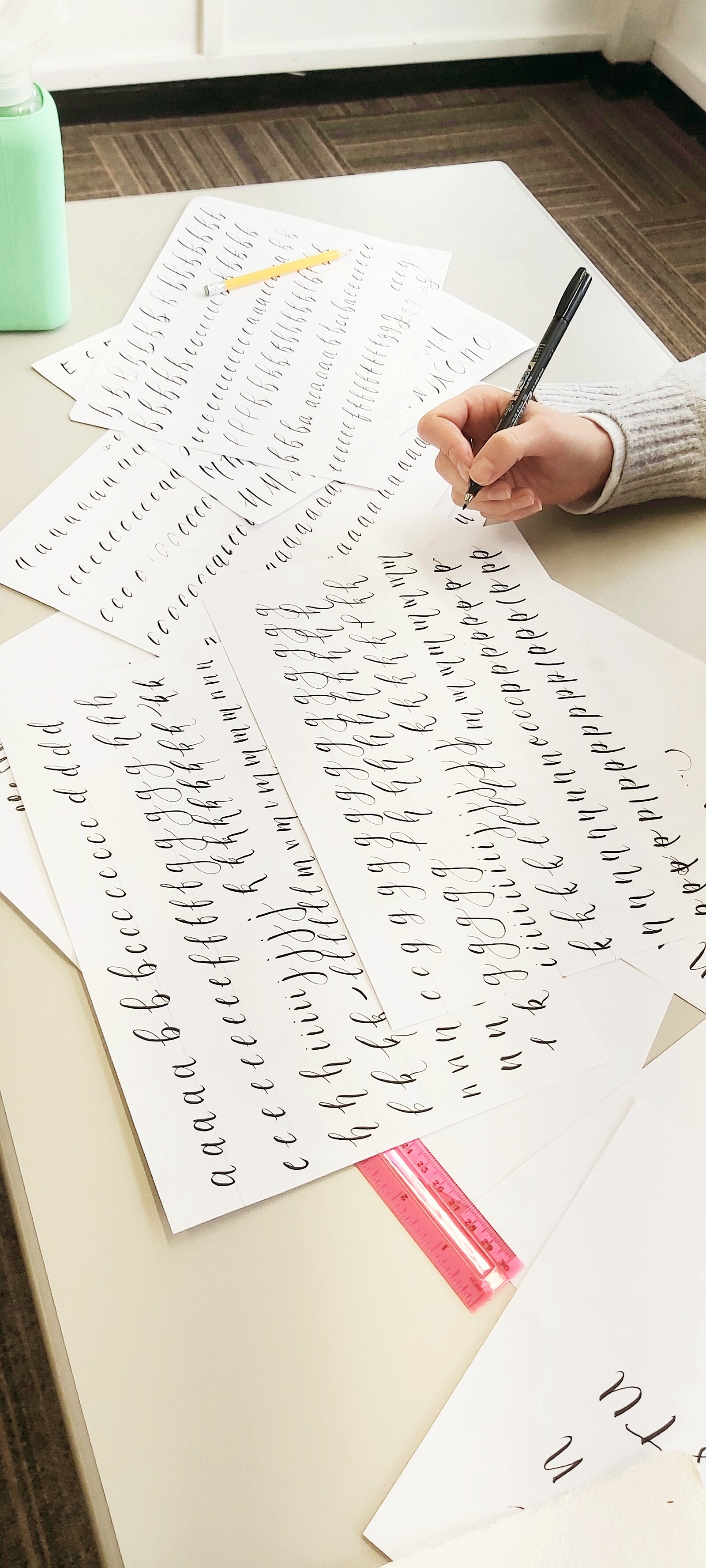 Roundhand Calligraphy at Bristol Folk House