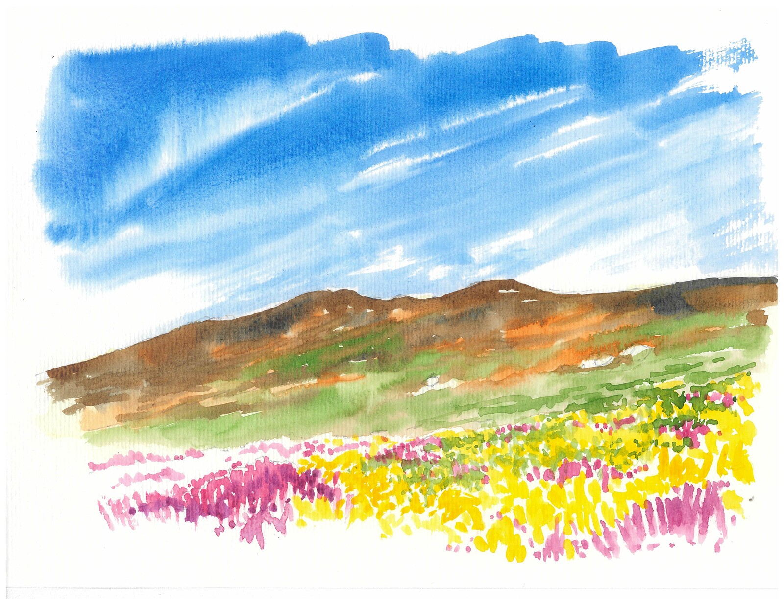 Landscapes in Watercolour Workshop at Bristol Folk House