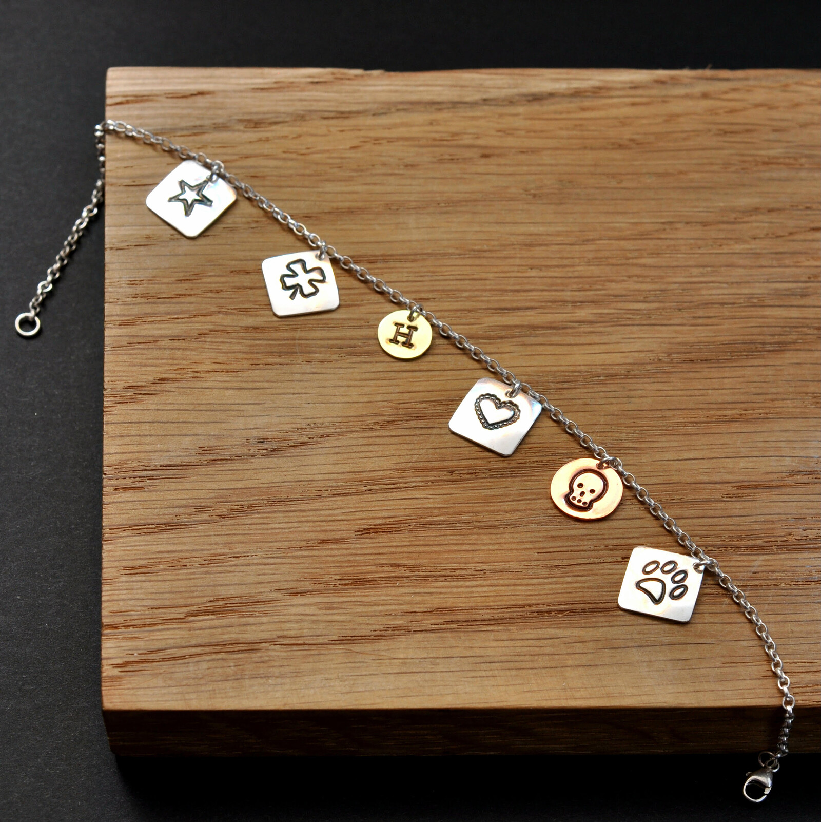 Make a Stamped Charm Bracelet at Bristol Folk House