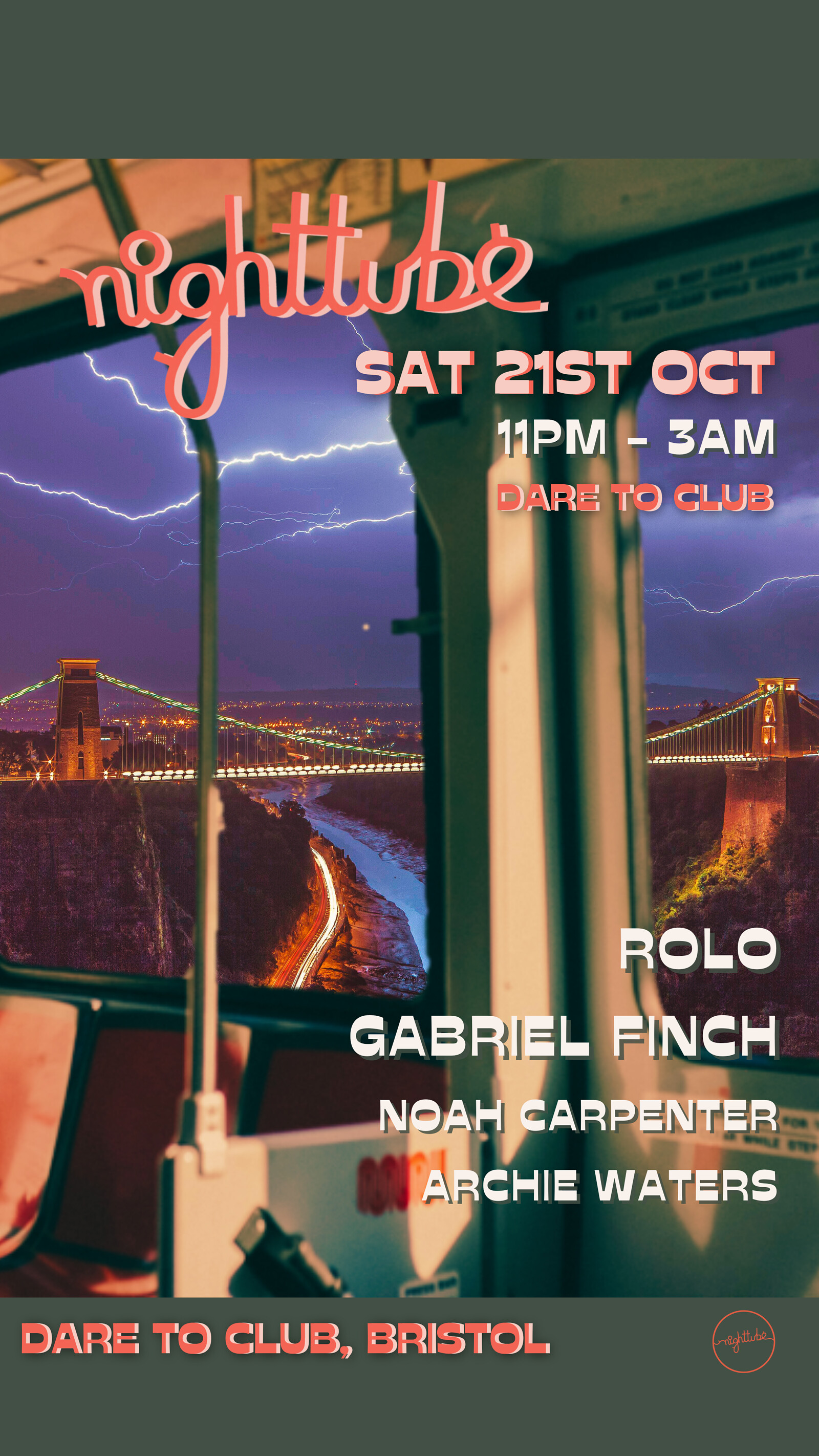 Night Tube Bristol: Rolo + Gabriel Finch at Dare to Club