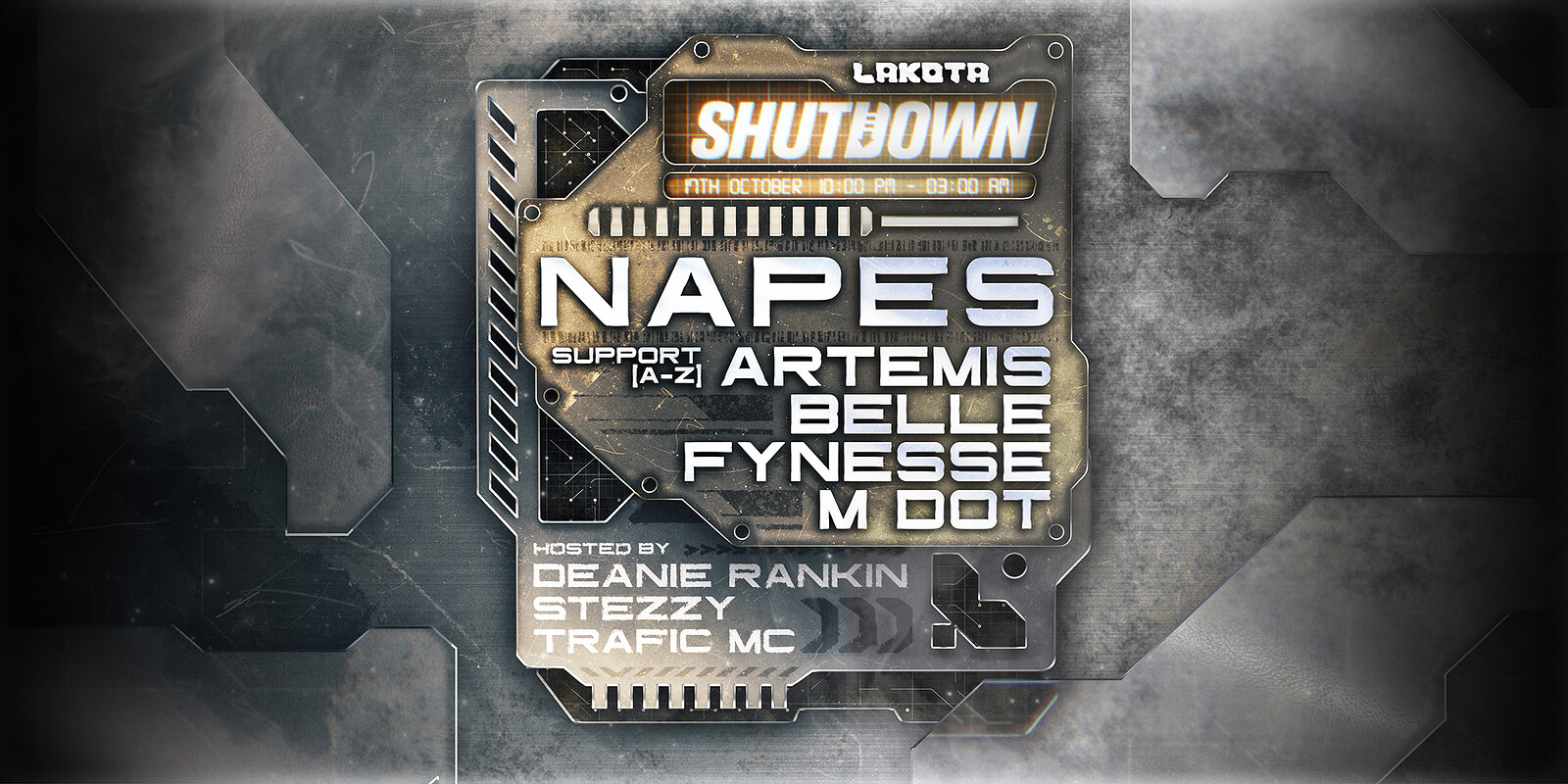 Shutdown: Free Rave w/ Napes at Lakota