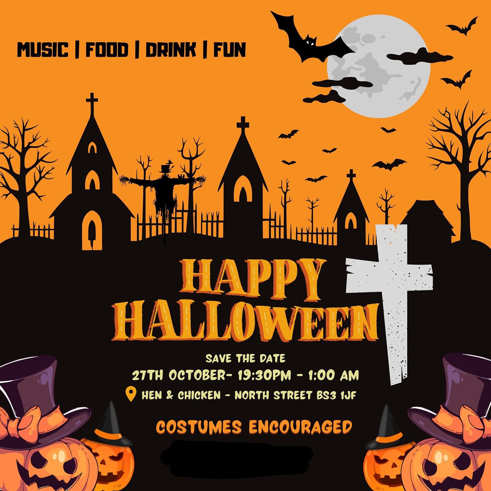 Happy Halloween at Hen & Chicken