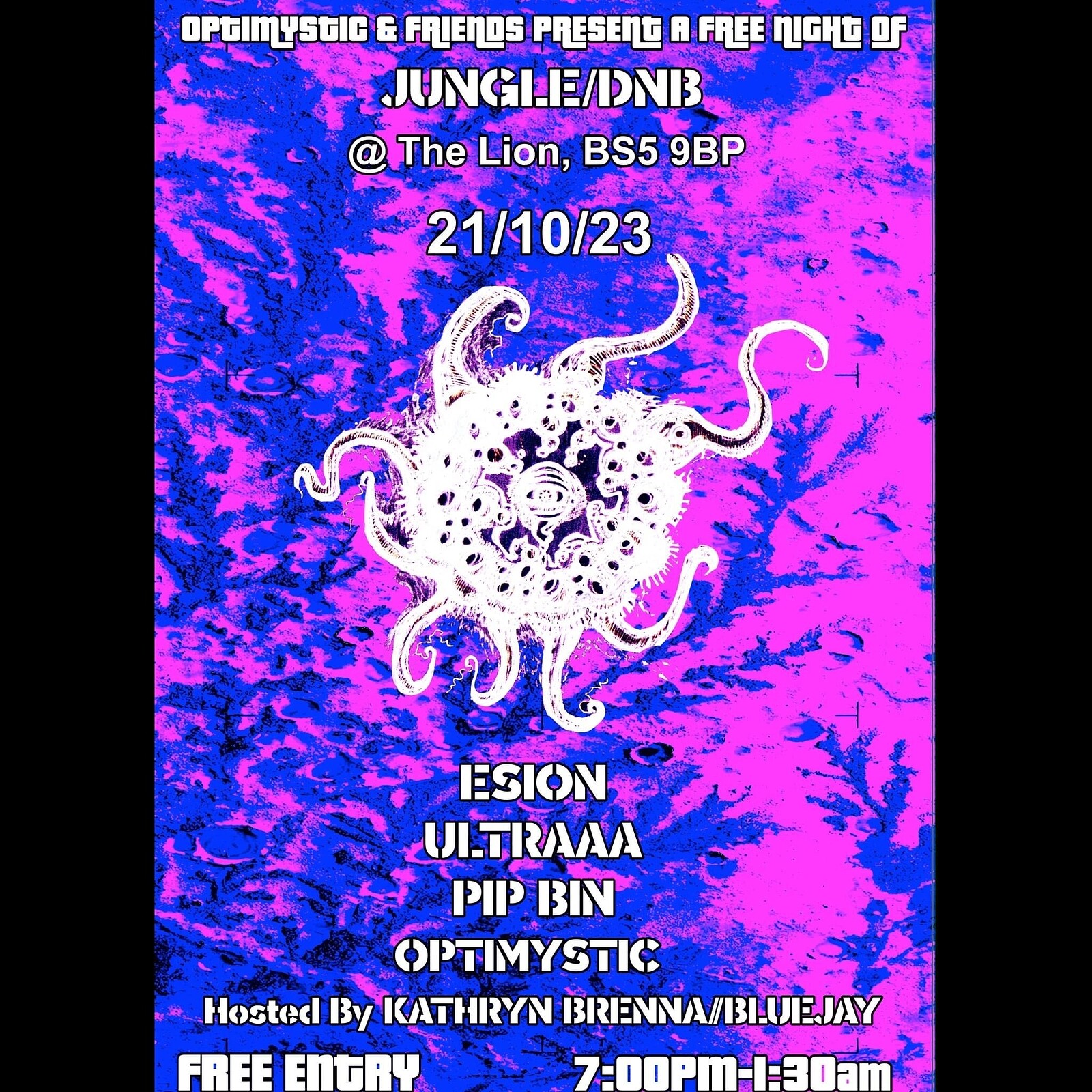 Optimystic & Friends Free Jungle/DnB Session 40 at The lion bs5