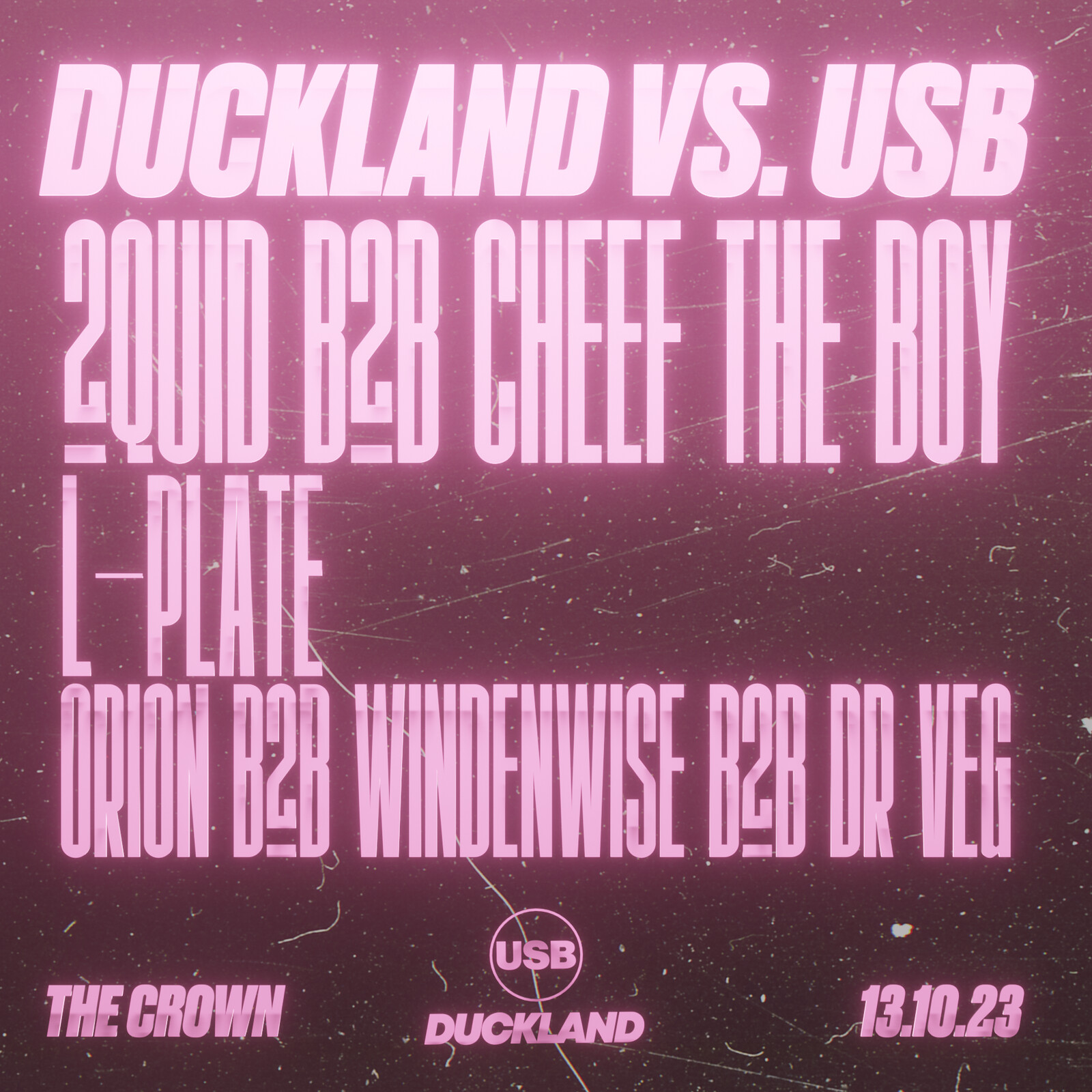 Duckland vs USB: 2QUID b2b Cheff the Boy at The Crown