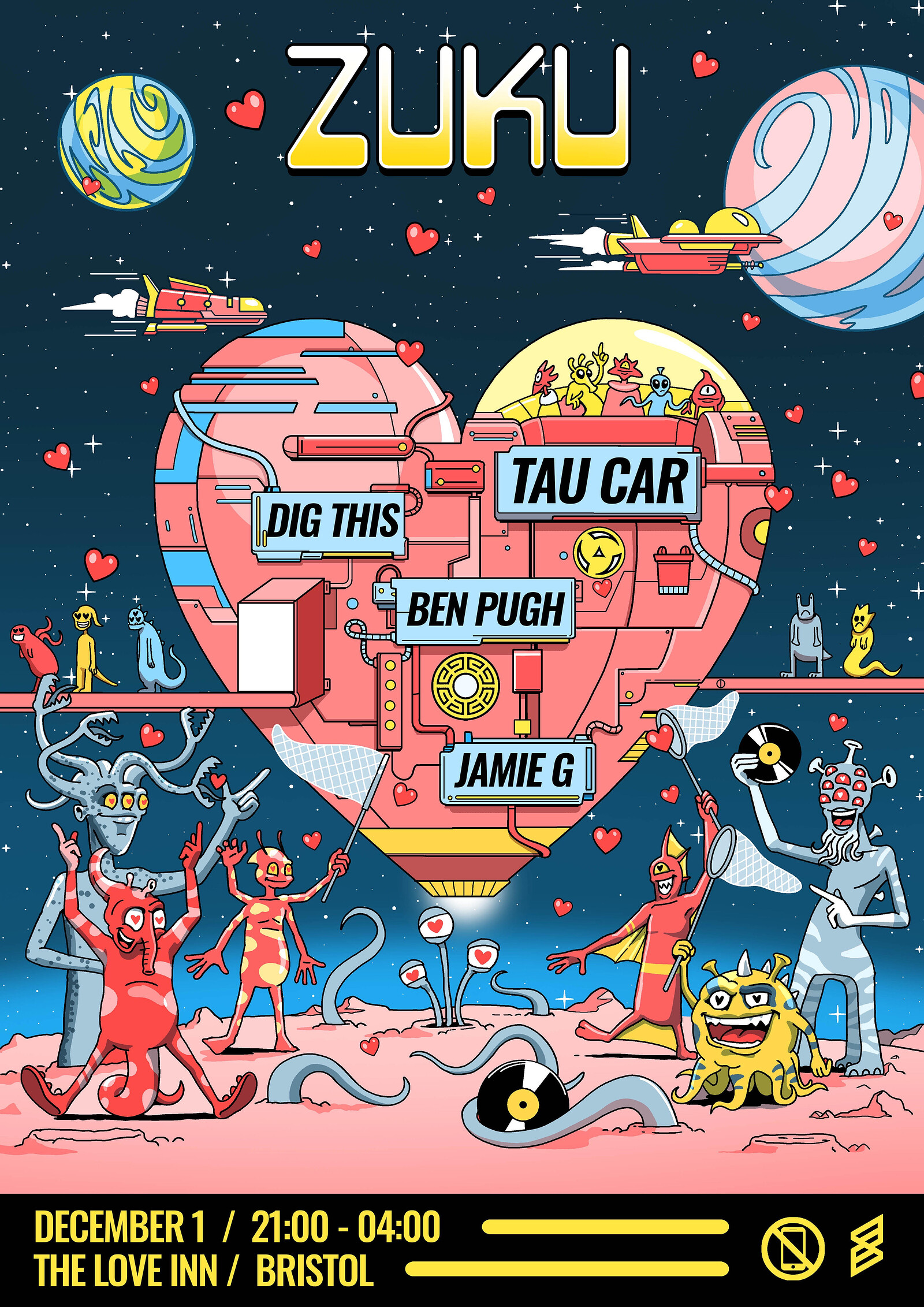 Zuku w/ Tau Car at The Love Inn