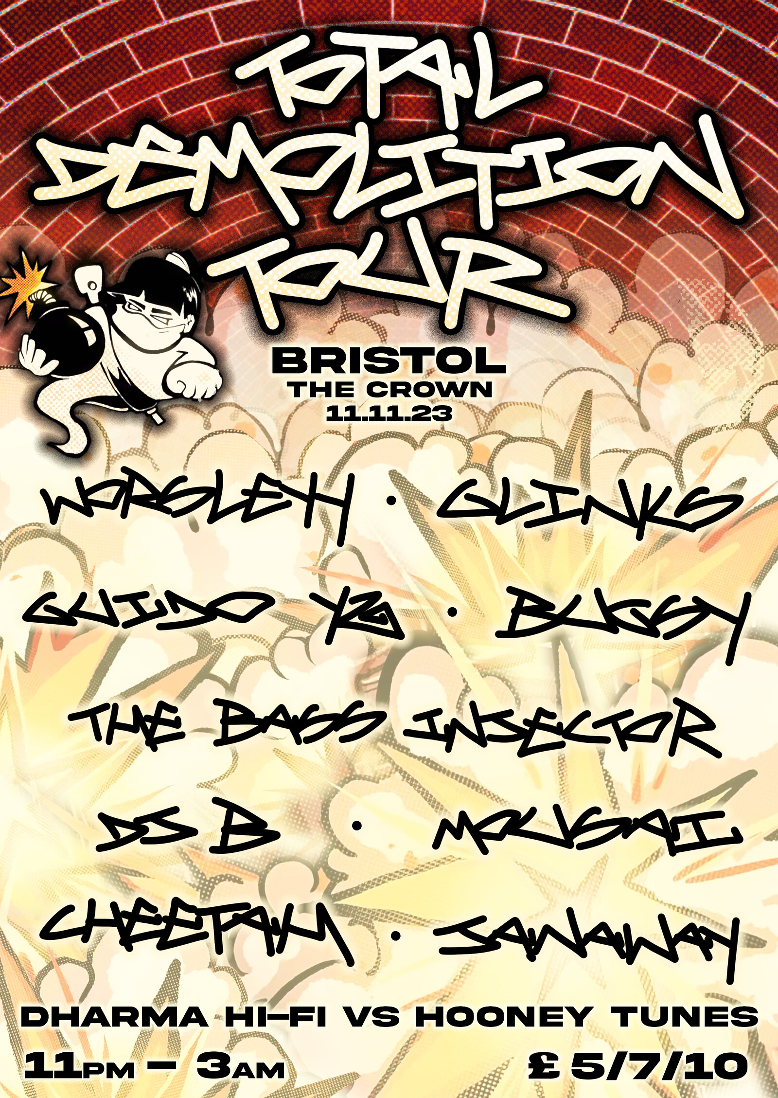 Total Demolition Tour : Bristol at The Crown