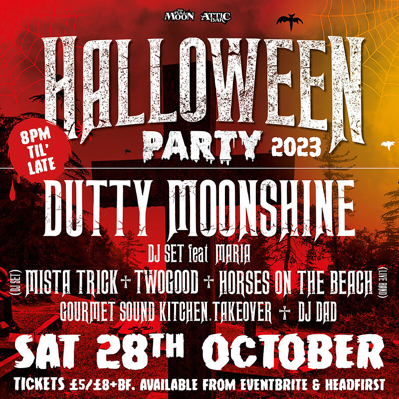 The Full Moon & Attic Bar Halloween Party at The Attic Bar