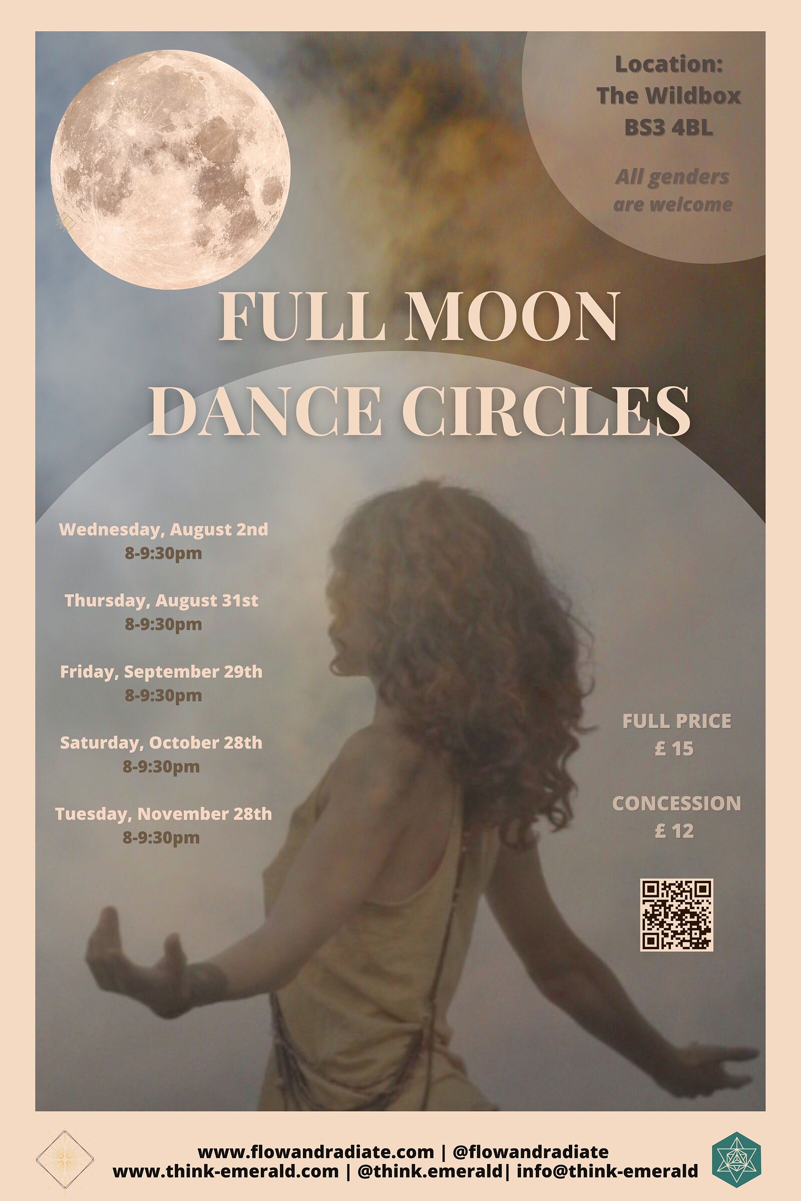 Full Moon Dance Circle at The Wild Box