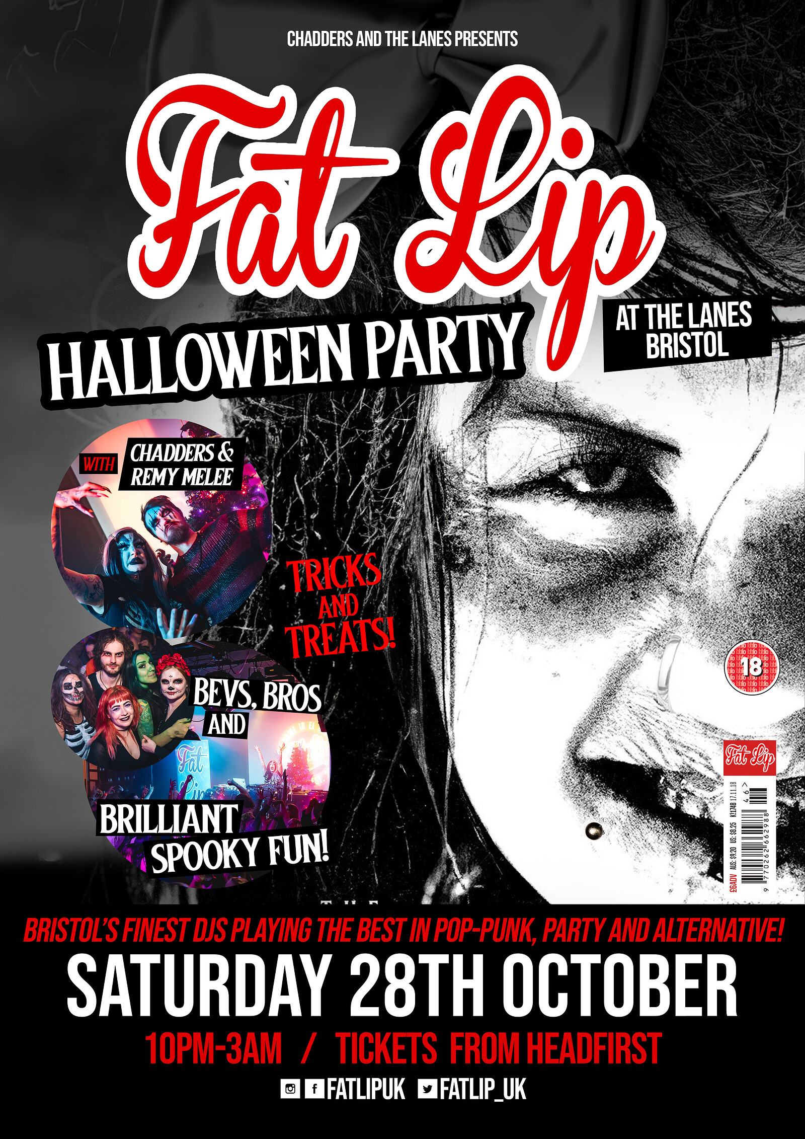 ★ FAT LIP ★ Halloween Party at The Lanes