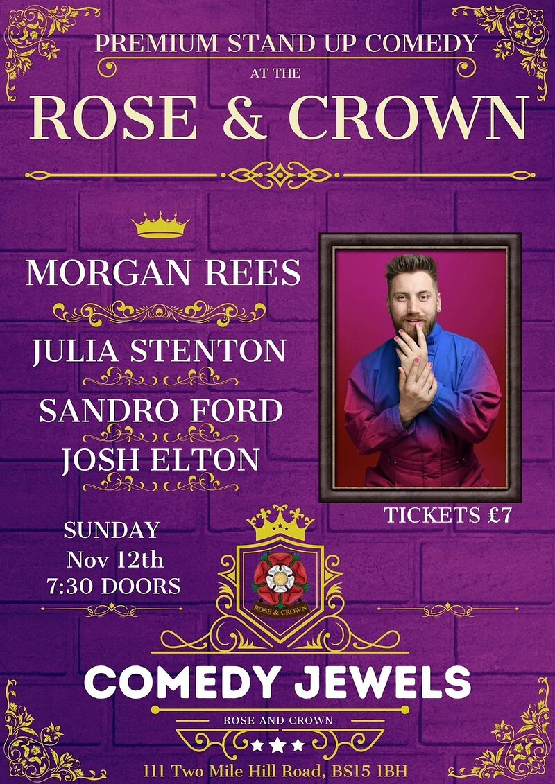 Comedy Jewels at The Rose and Crown