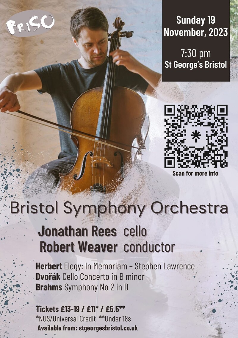 Bristol Symphony Orchestra - Dvorak Cello Concerto at St George's Bristol