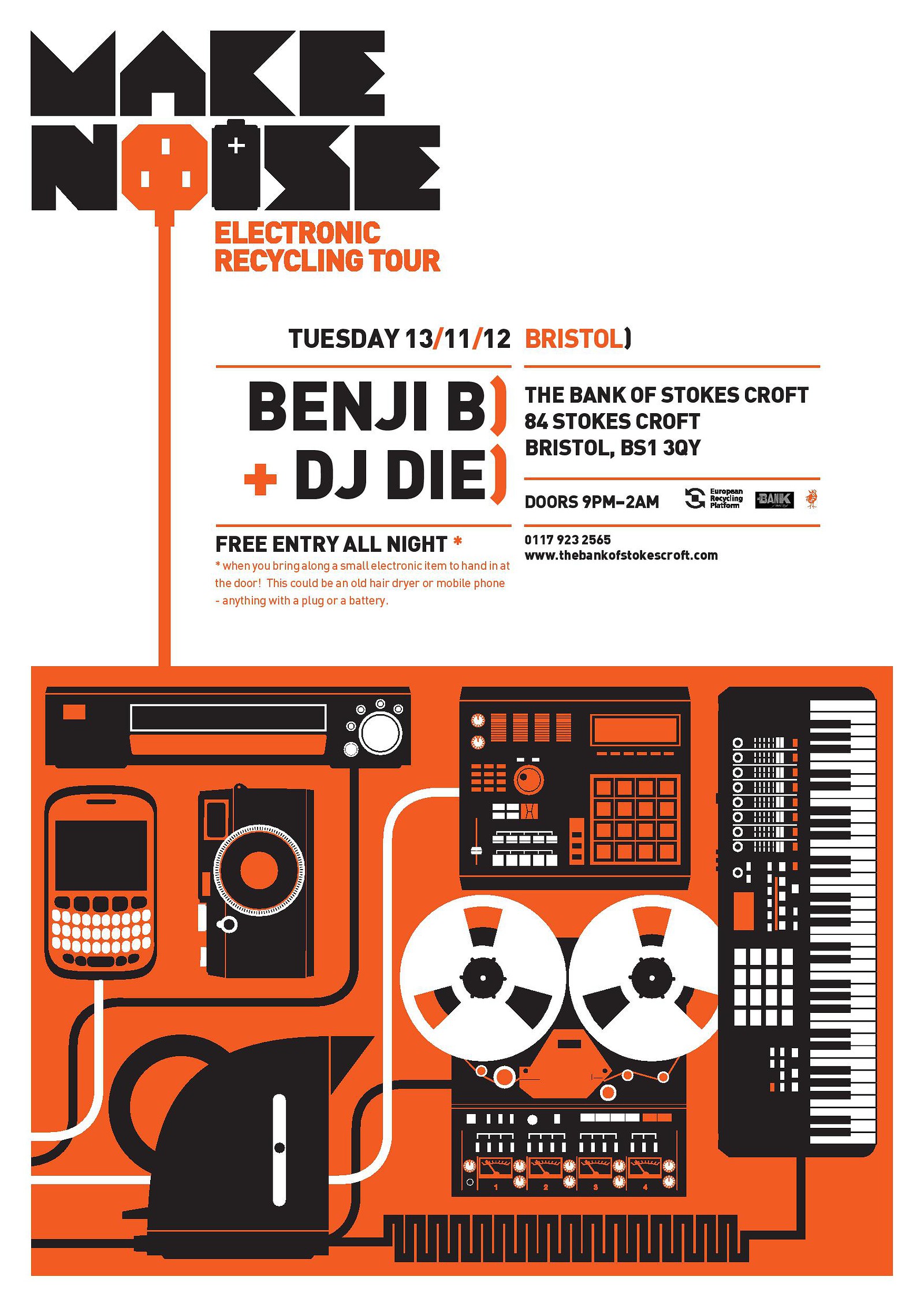 Make Noise Bristol W/ Benji B at The Bank Of Stokes Croft