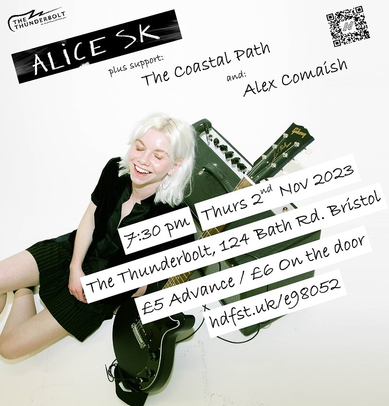 ALICE SK // The Coastal Path // Alex Comaish at The Thunderbolt