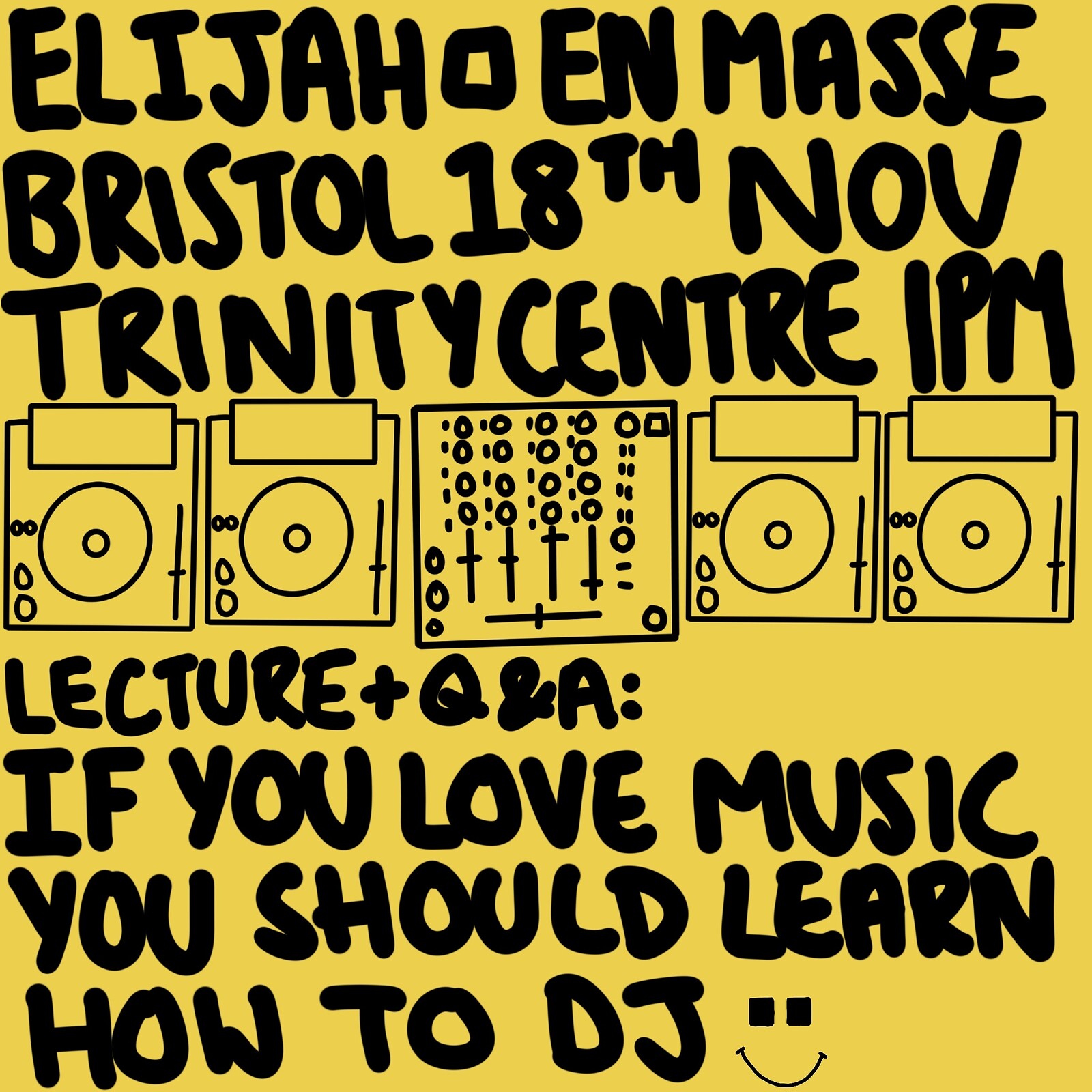 En Masse: A Lecture with Elijah at The Trinity Centre