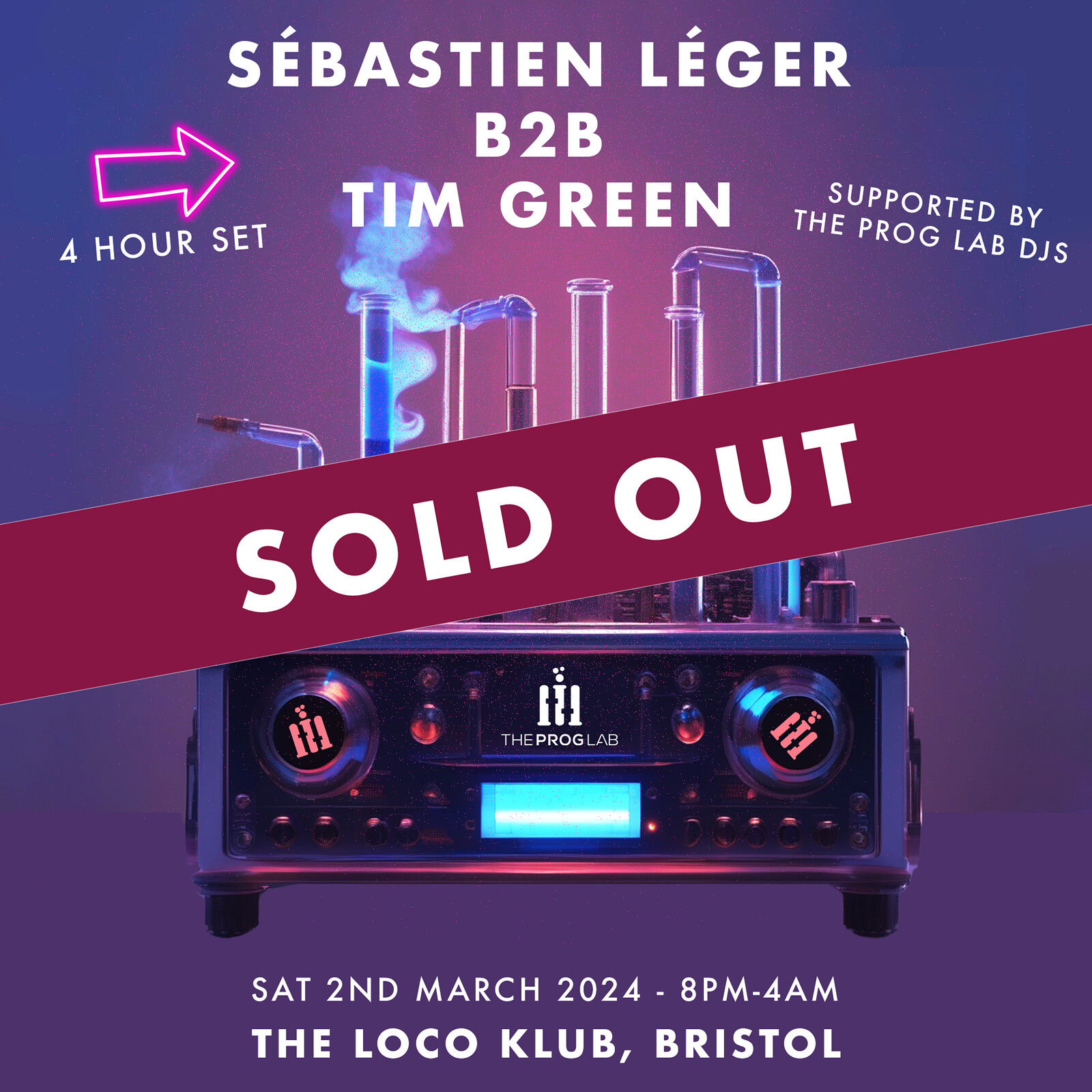 The Prog Lab Presents Sébastien Léger & Tim Green at Loco Klub