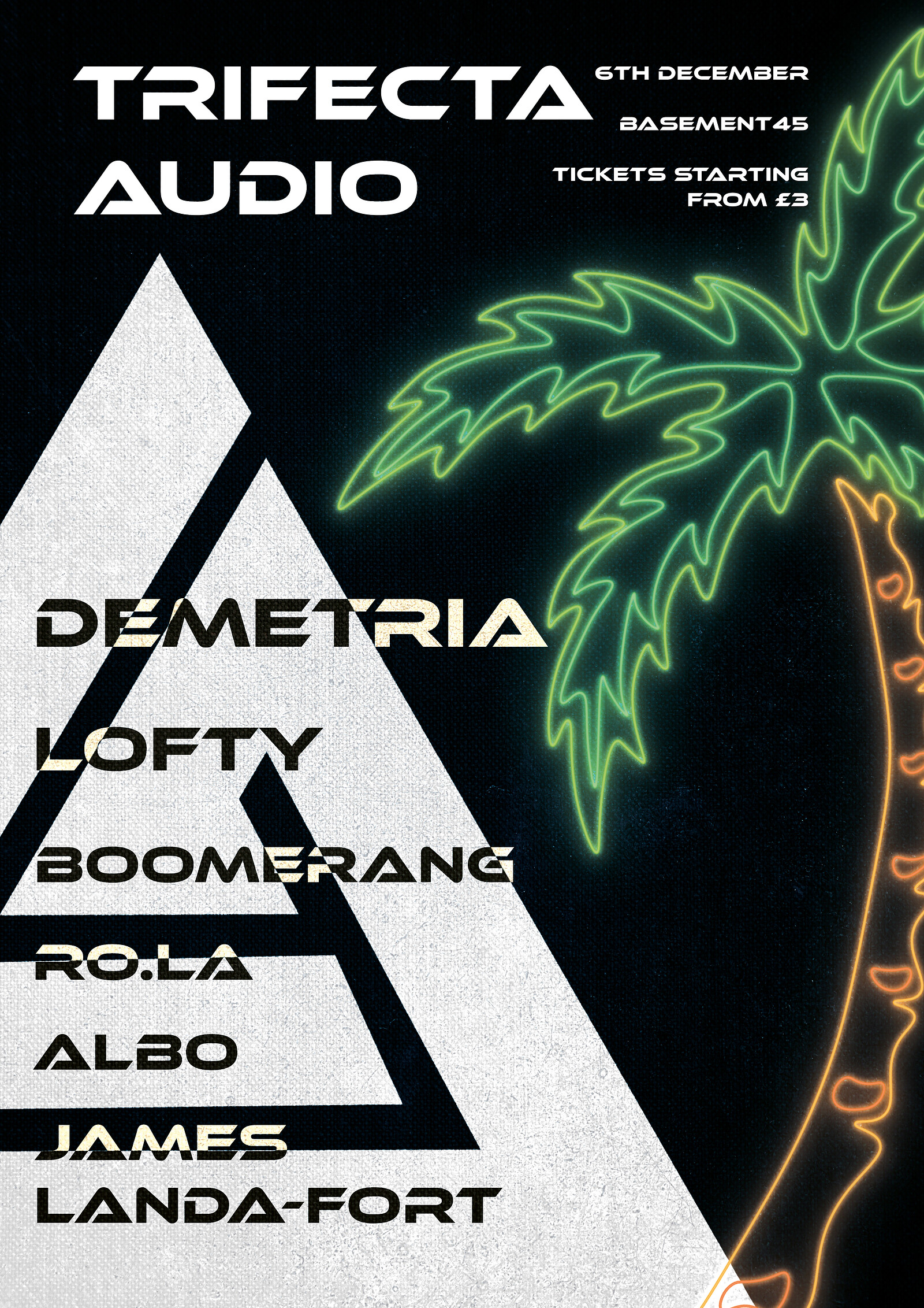 Trifecta Audio: Opening Night at Basement 45
