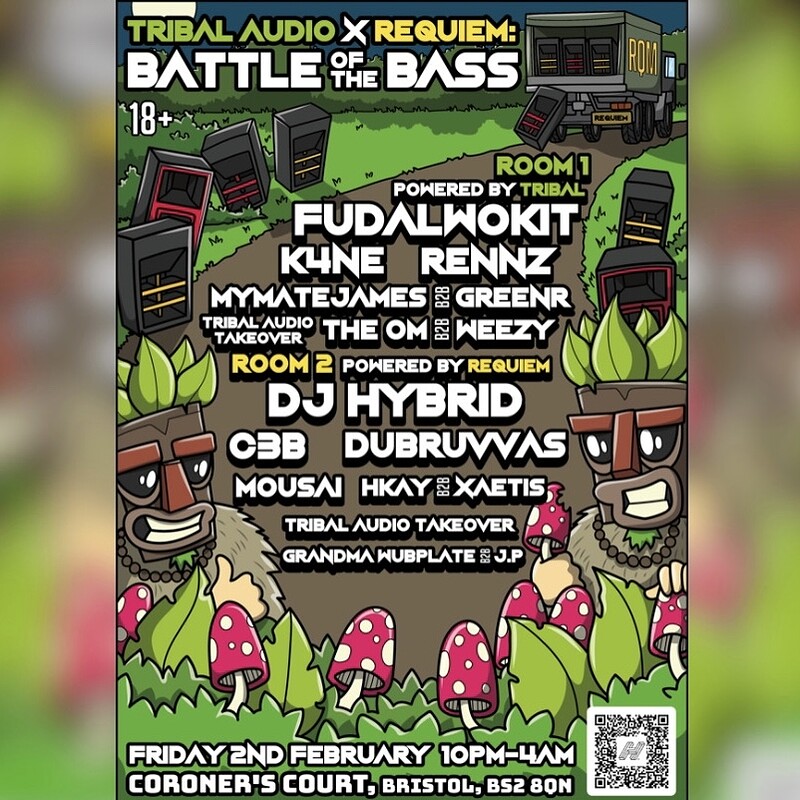 Tribal Audio UK X Requiem - Battle Of The Bass at The Coroner's Court