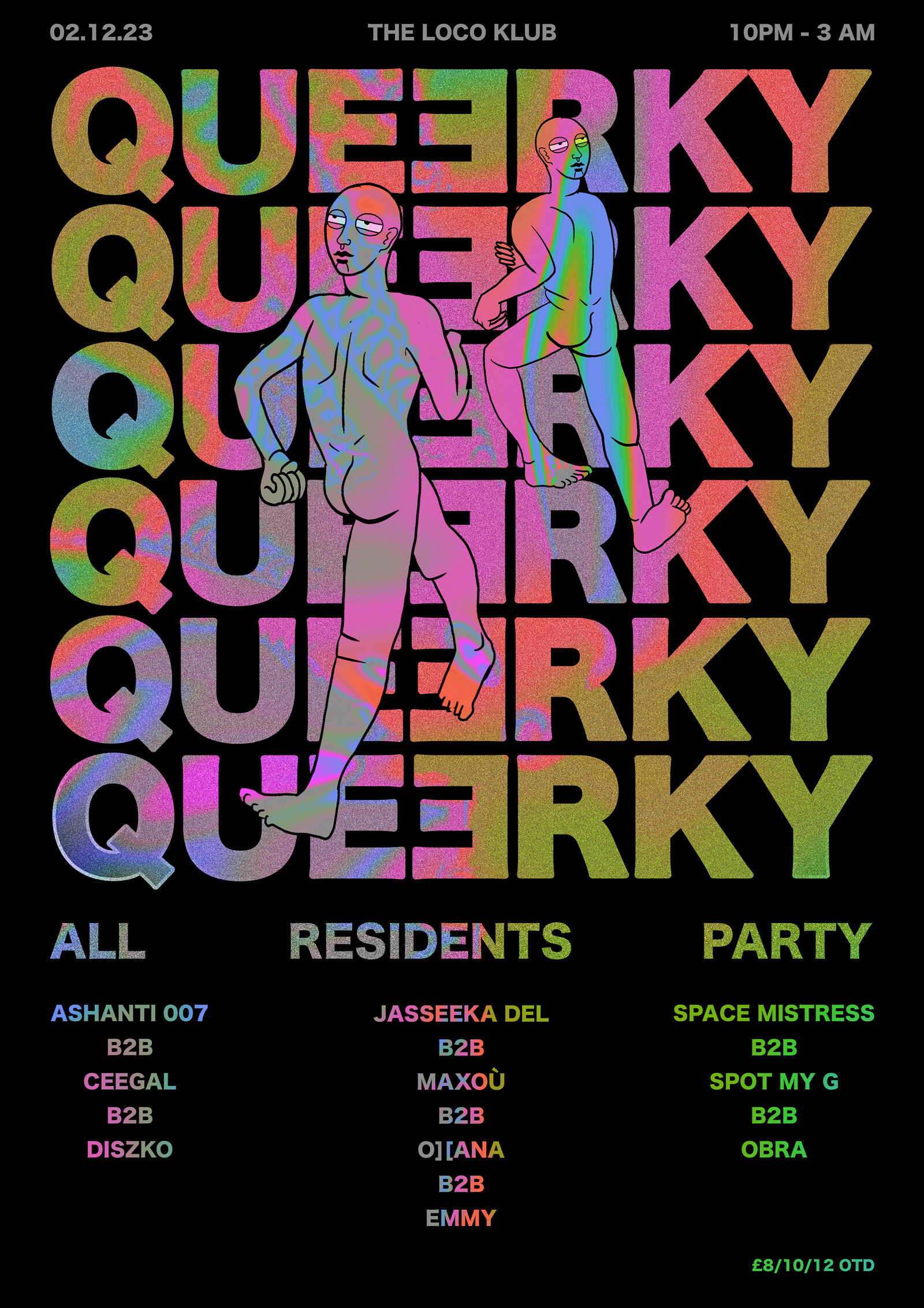 QUEERKY HOLIDAY RAVE w/ ALL RESIDENTS at Loco Klub