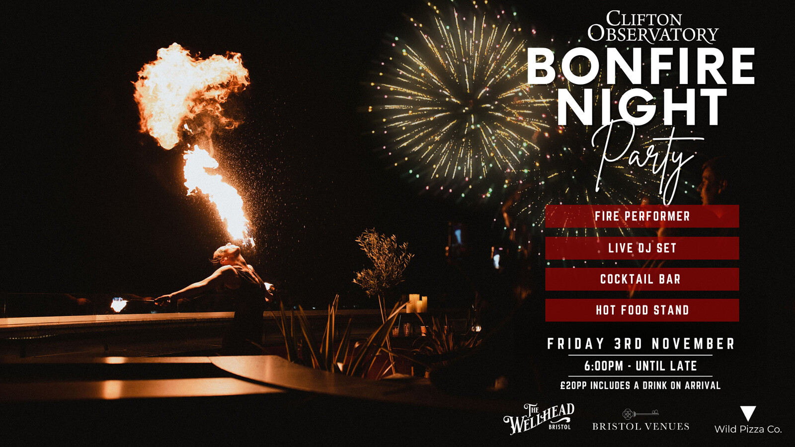 Bonfire Party at Clifton Observatory
