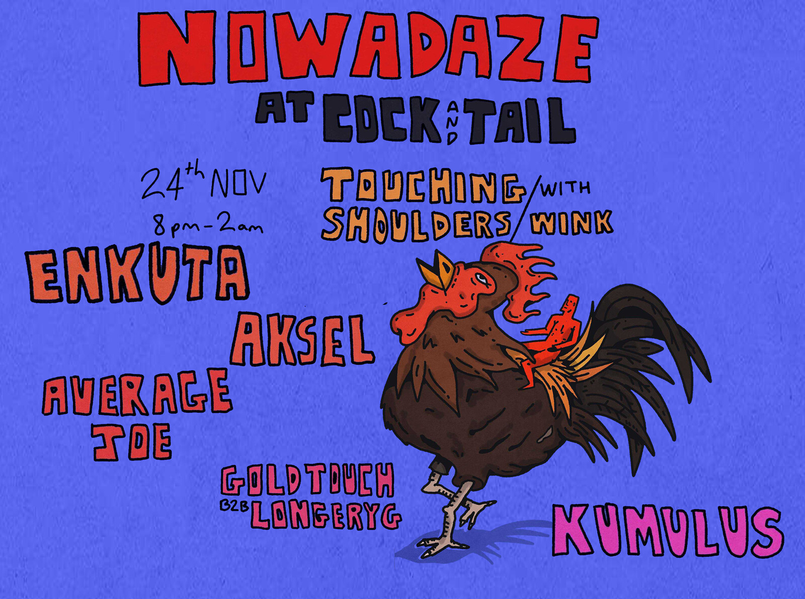 Nowadaze x Touching Shoulders at The Cock and Tail