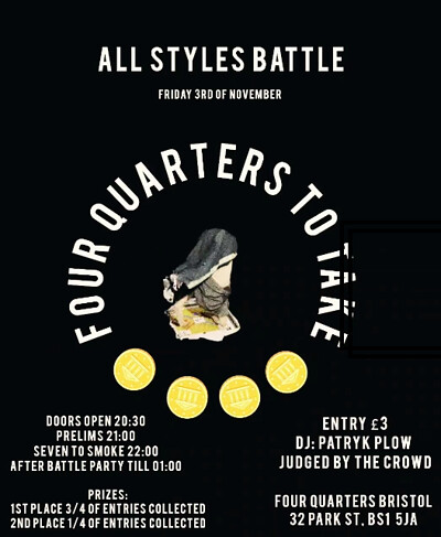 FOUR QUARTERS TO TAKE at Four Quarters