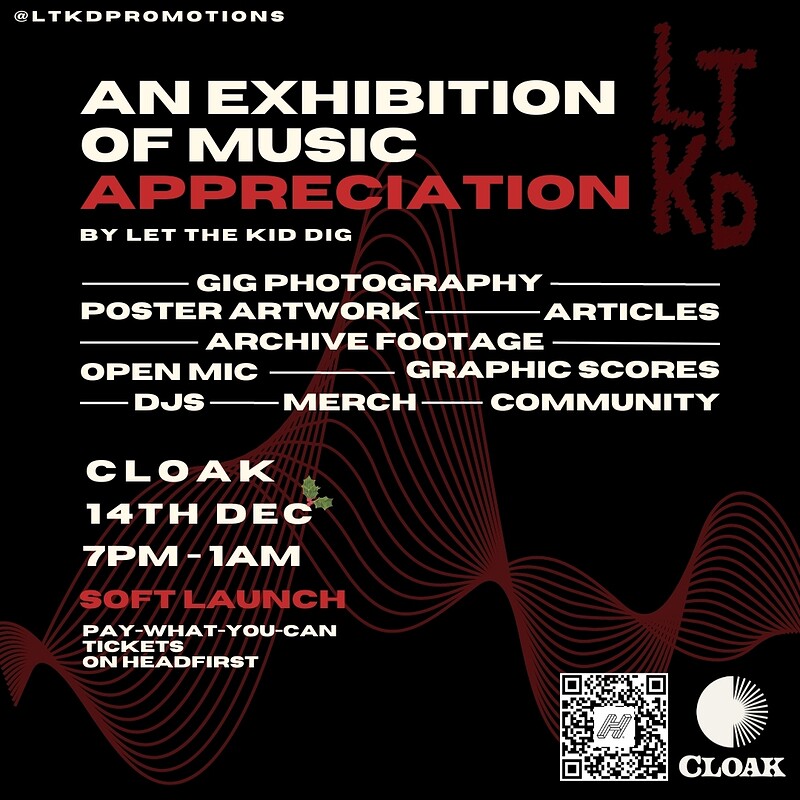 Exhibition of Music: LTKD Fundraising Launch at Cloak