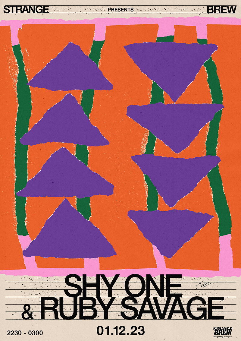 Strange Brew presents w/ Shy One & Ruby Savage at Strange Brew