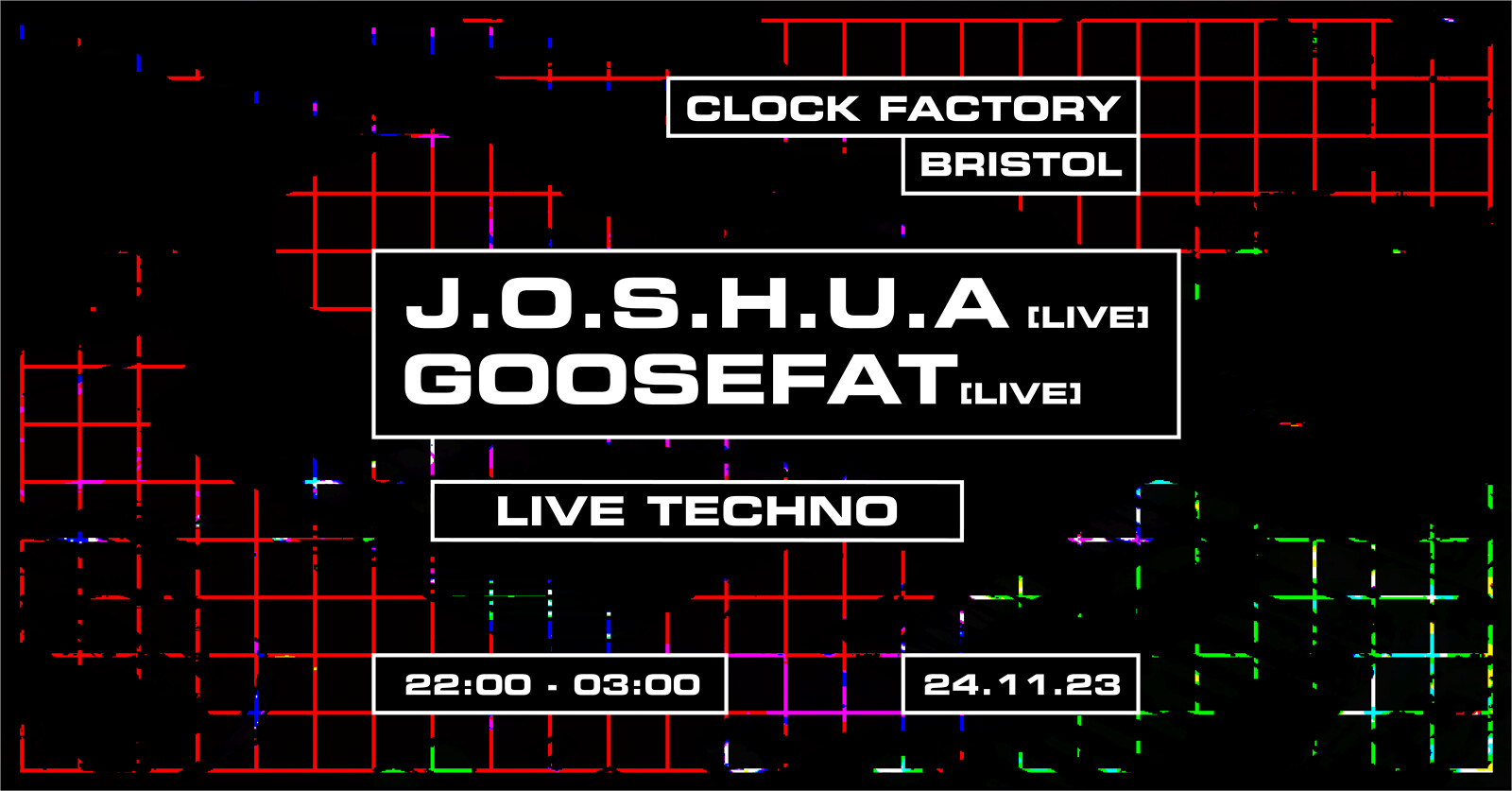 FREE RAVE - J.O.S.H.U.A + Goosefat at Clock Factory