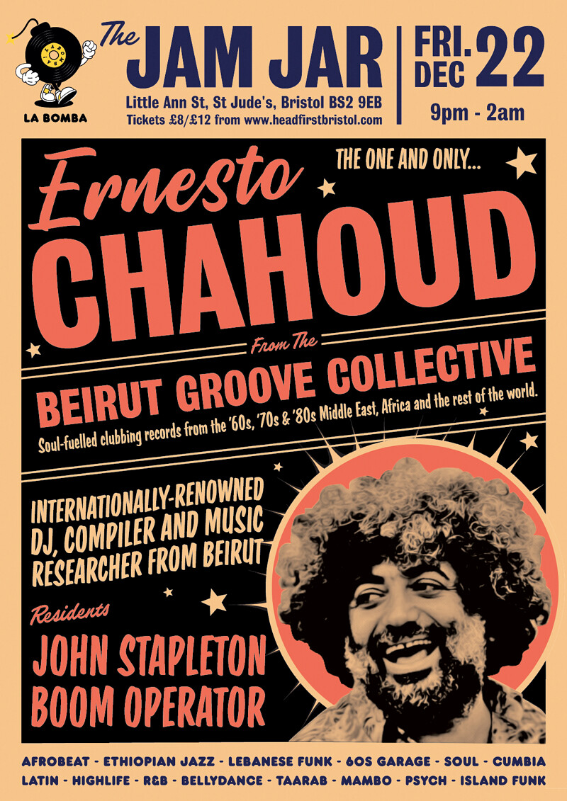 La Bomba presents Ernesto Chahoud at The Jam Jar