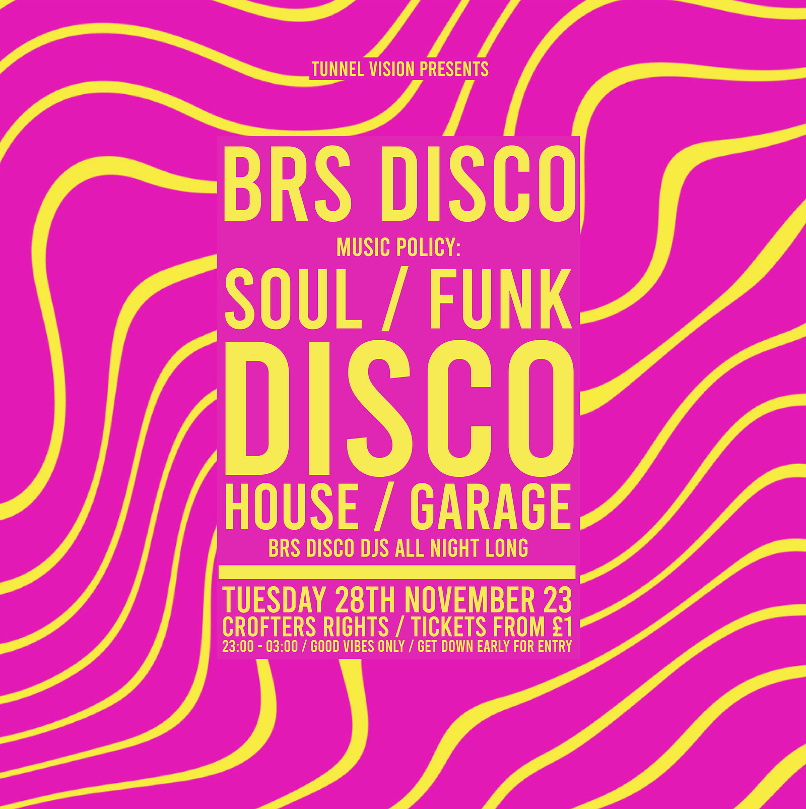 BRS Disco: Disco, Funk, Soul & House at Crofters Rights