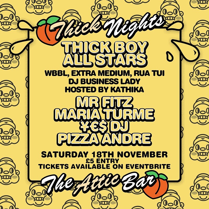 Thick Boy Records Presents: at The Attic Bar
