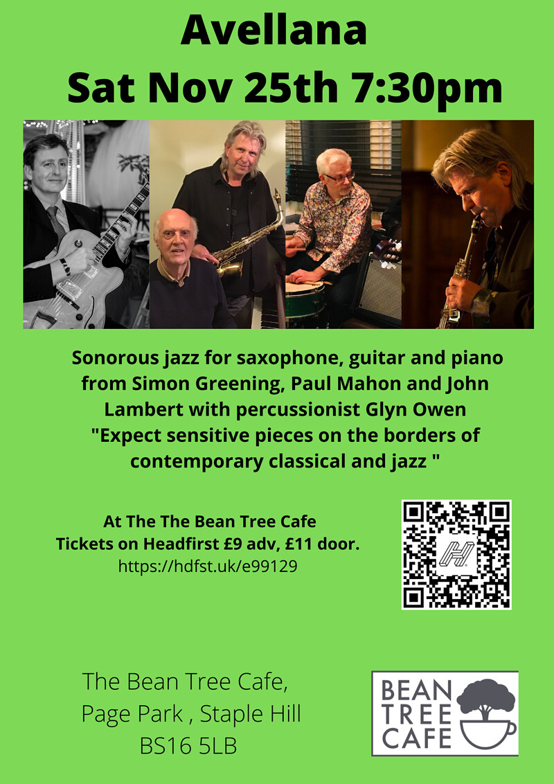 Avellana jazz at Bean Tree Café