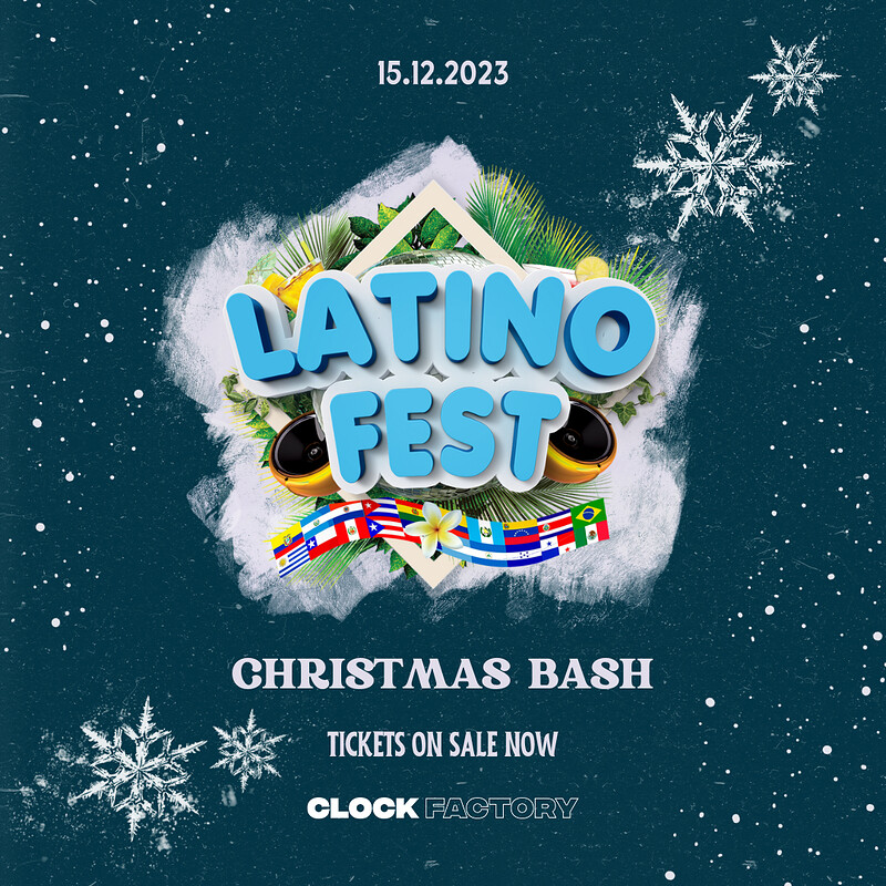 Latino Fest Christmas Bash  December 2023 at Clock Factory