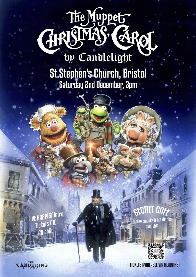 Muppets Christmas Carol by candlelight at St Stephen's Church