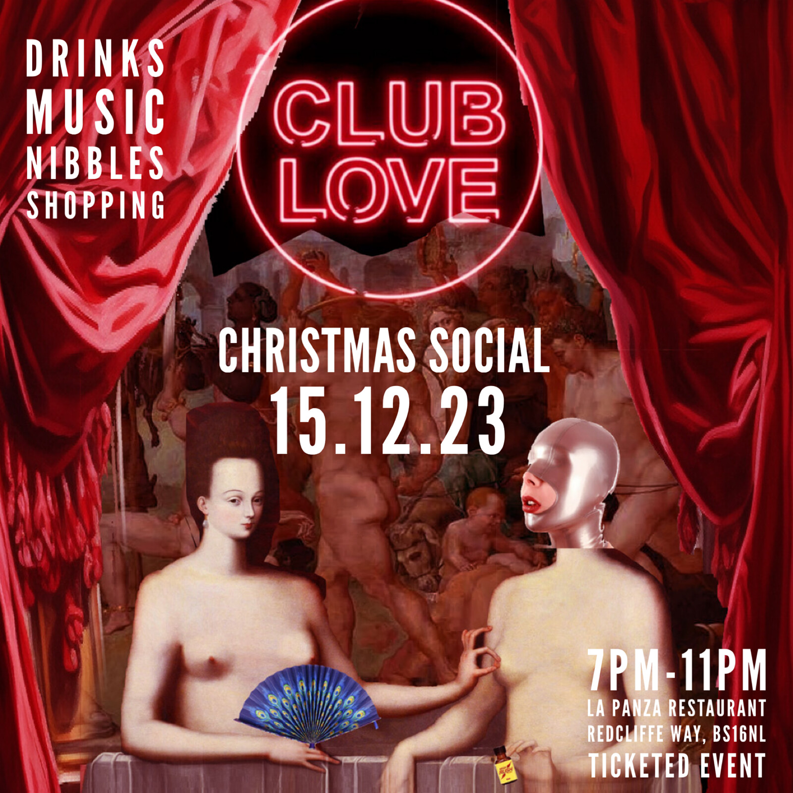 Club Love Christmas Social at La Panza Restaurant