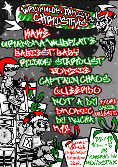 Wrong'uns Family Christmas at Secret Venue