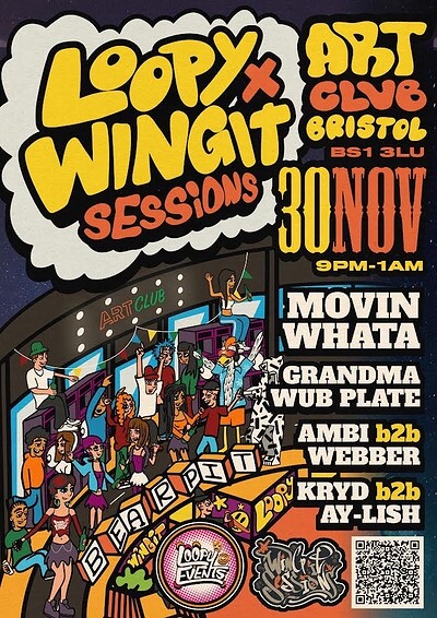 Loopy x Wing It Sessions at Art Club