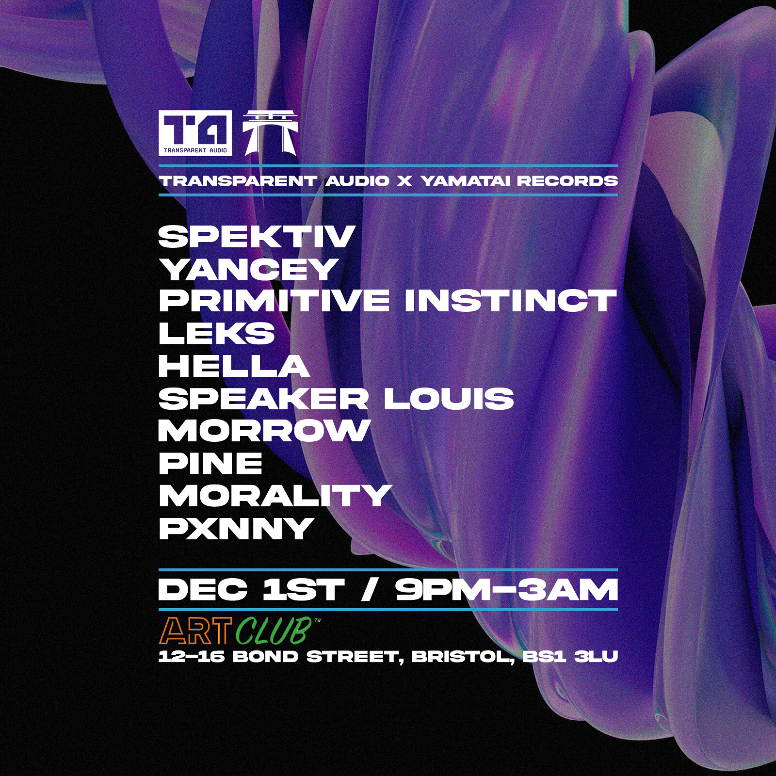 Transparent Audio x Yamatai Records at Art Club