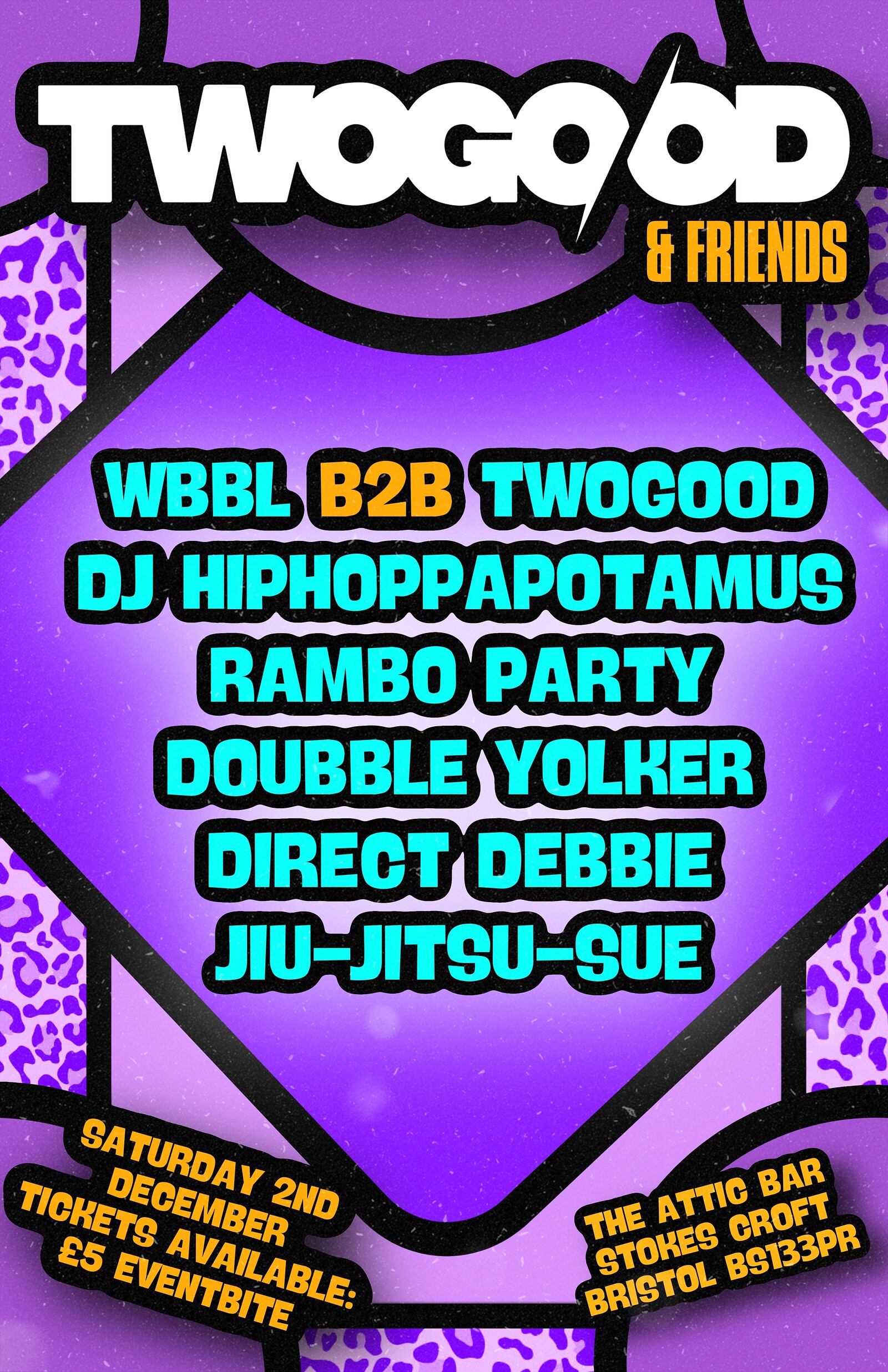 TwoGood & Friends at The Full Moon & Attic Bar