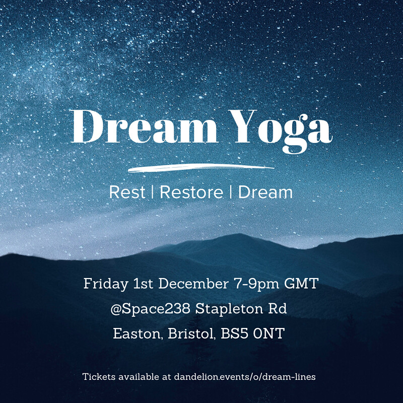Dream Yoga Workshop: Learn to Lucid Dream at Space 238
