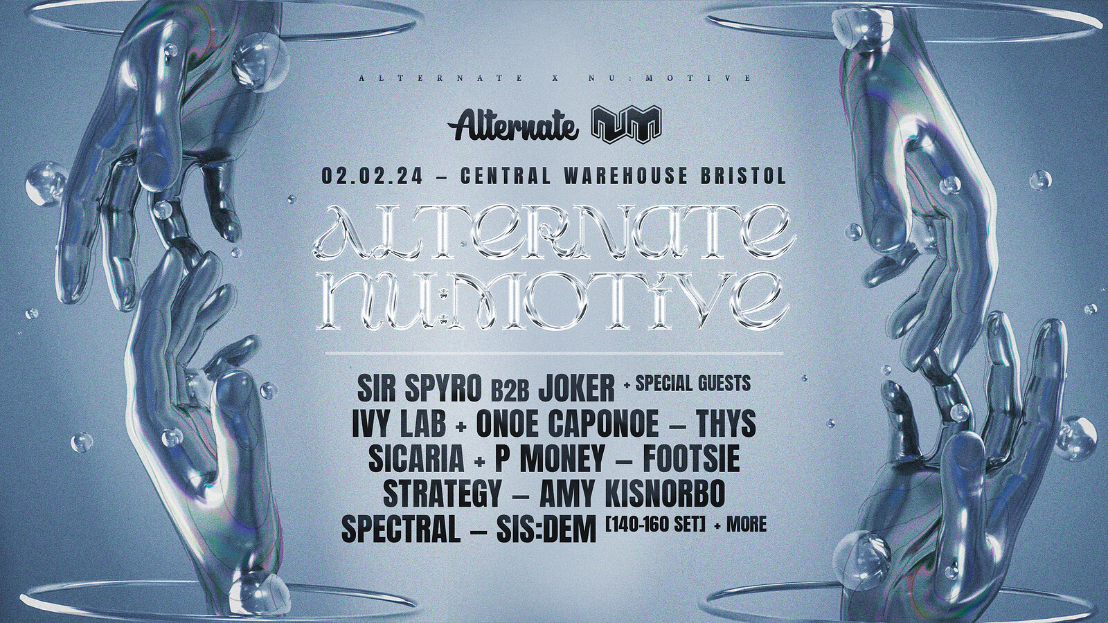 Sir Spyro B2B Joker, Ivy Lab, Sicaria, P Money ++ at Central Warehouse