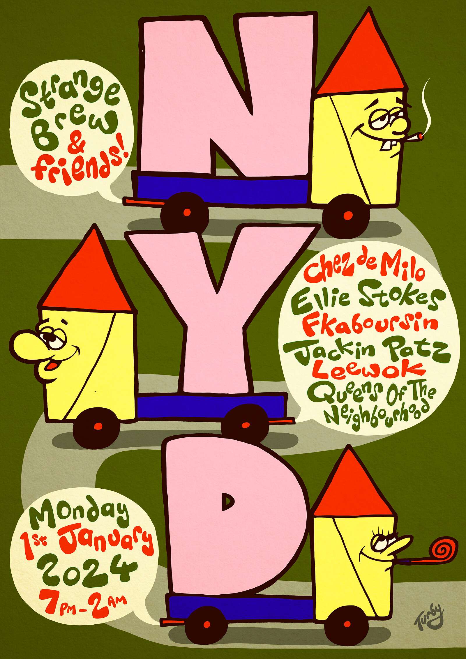 Strange Brew & Friends New Years Day at Strange Brew