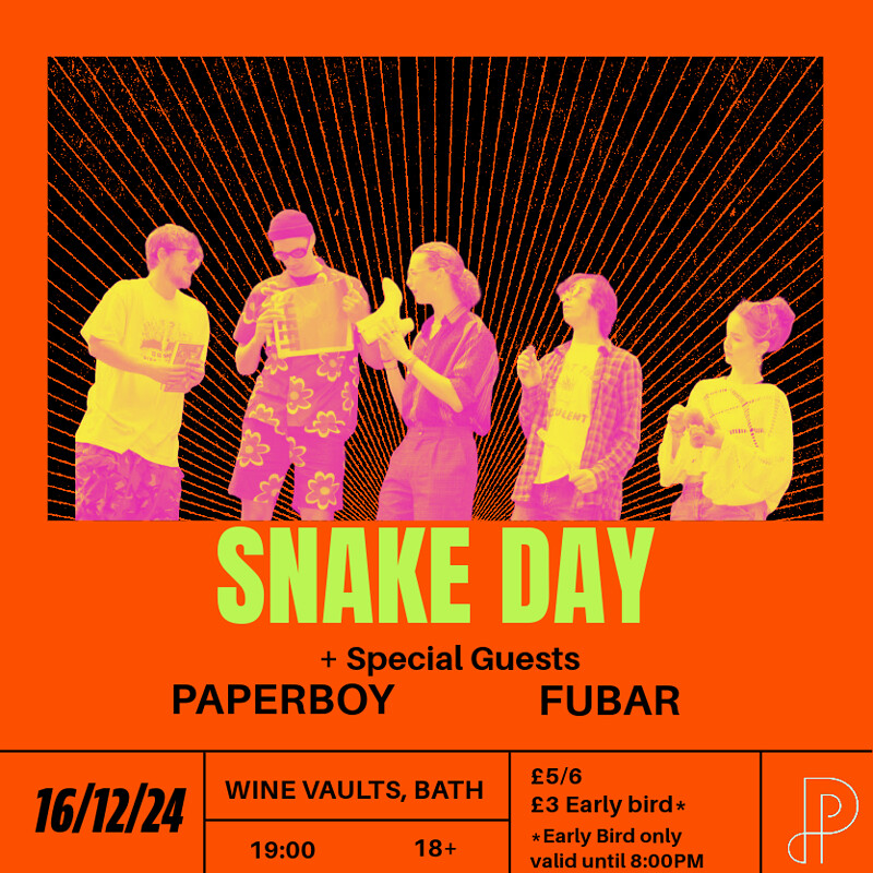 Snake Day + Support at St James Wine Vaults