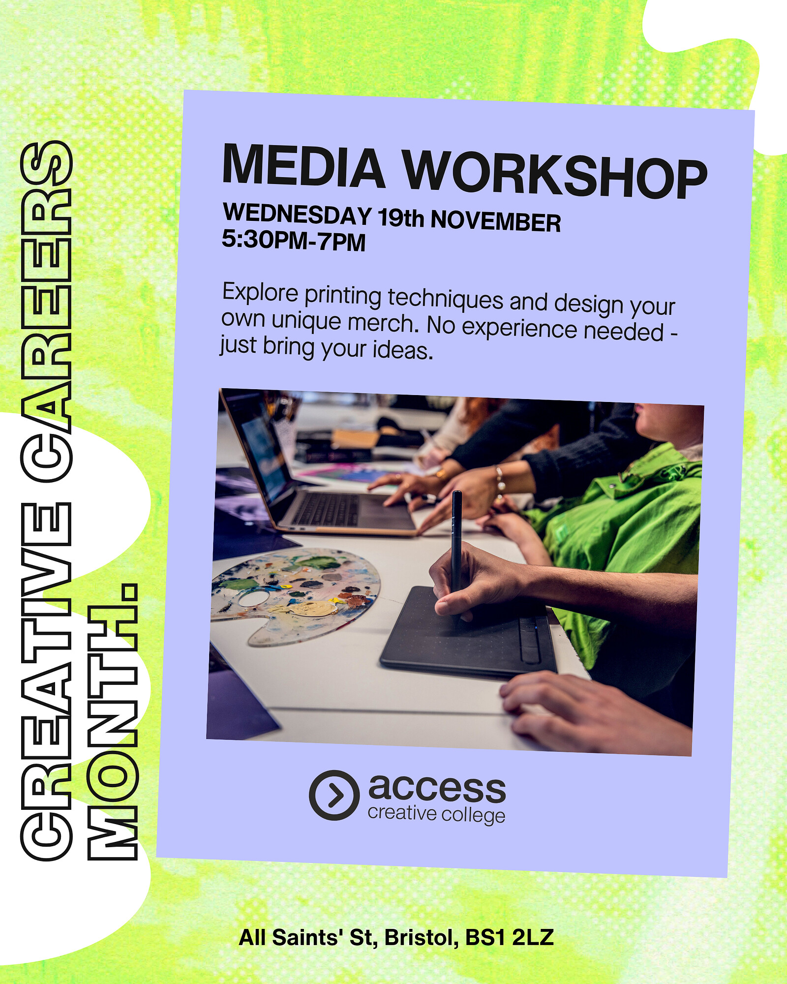 Access Creative College: Media Workshop at Access Creative College Bristol